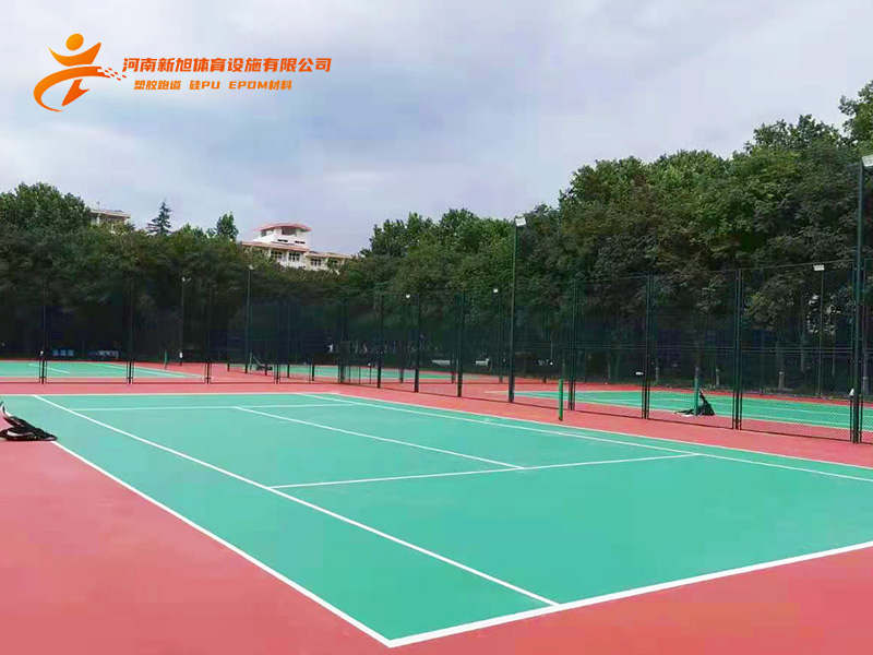 K1体育硅pu羽毛球场